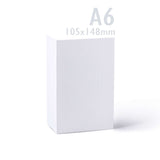 Cartes 300 g/m² et enveloppes blanches 100g/m² à texture lisse – lot