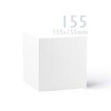 Cartes blanches lisses 250 g/m² et enveloppes 100 g/m² – lot