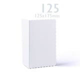 Cartes et enveloppes blanches à bord ondulé – lot