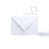 Cartes et enveloppes blanches à bord ondulé – lot