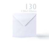 Cartes et enveloppes blanches à bord ondulé – lot