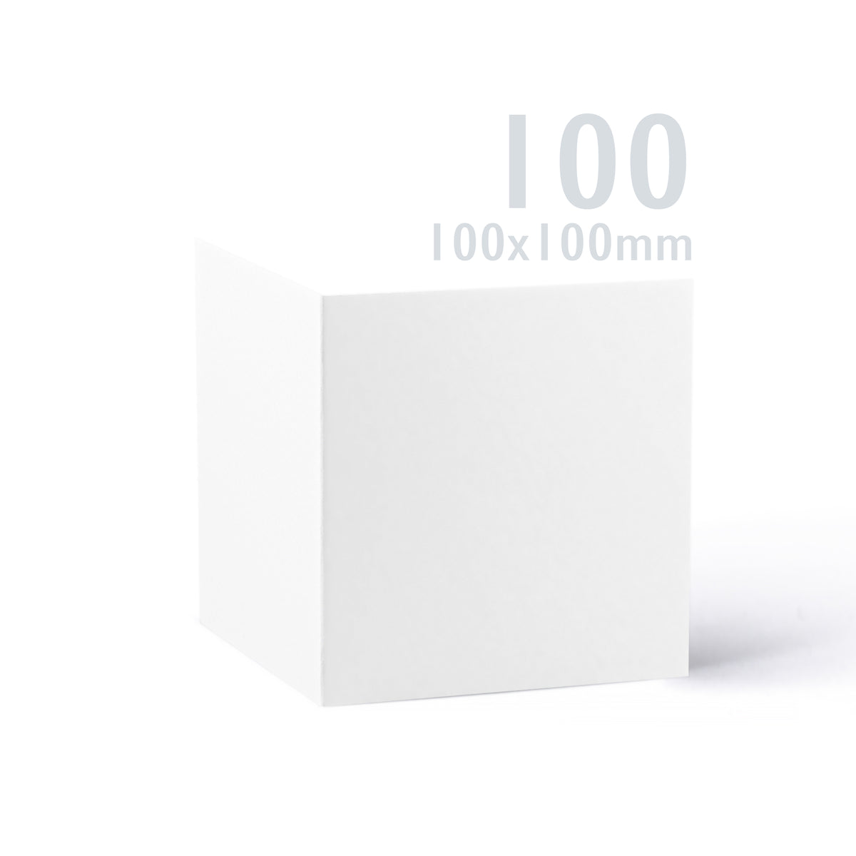 Cartes blanches lisses 250 g/m² et enveloppes 100 g/m² – lot