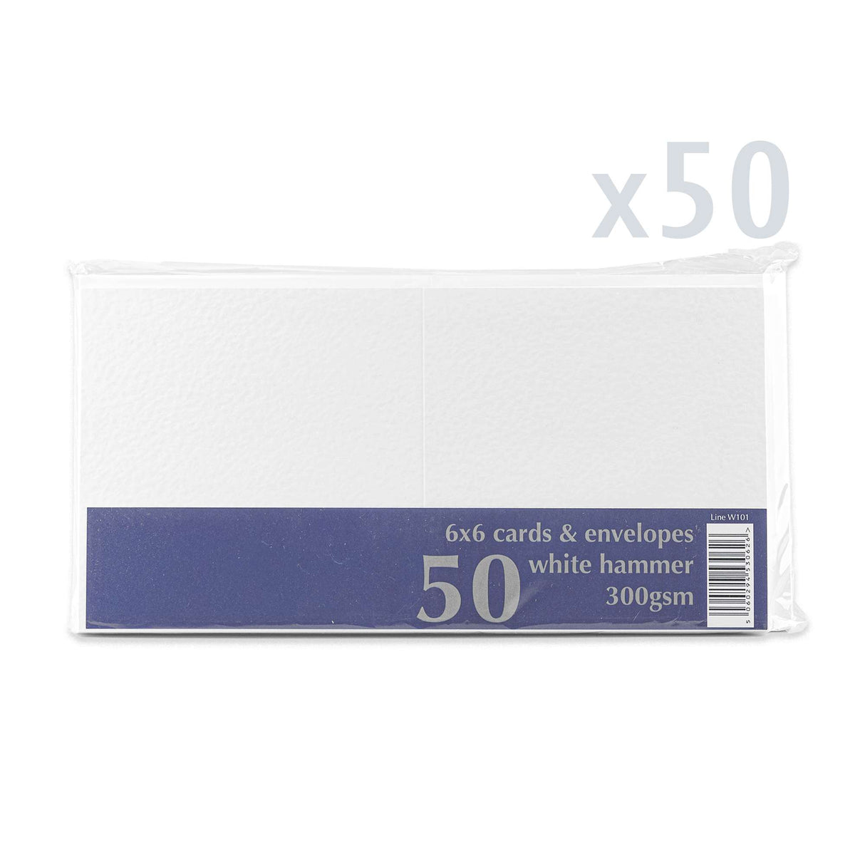 Cartes et enveloppes à texture martelée – lot