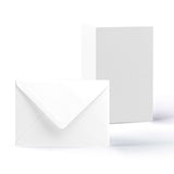 Cartes et enveloppes à texture martelée – lot