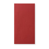 Enveloppe format poche rouge foncée 220x110 mm (DL)