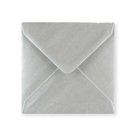 Enveloppe argent métalisée 130x130 mm