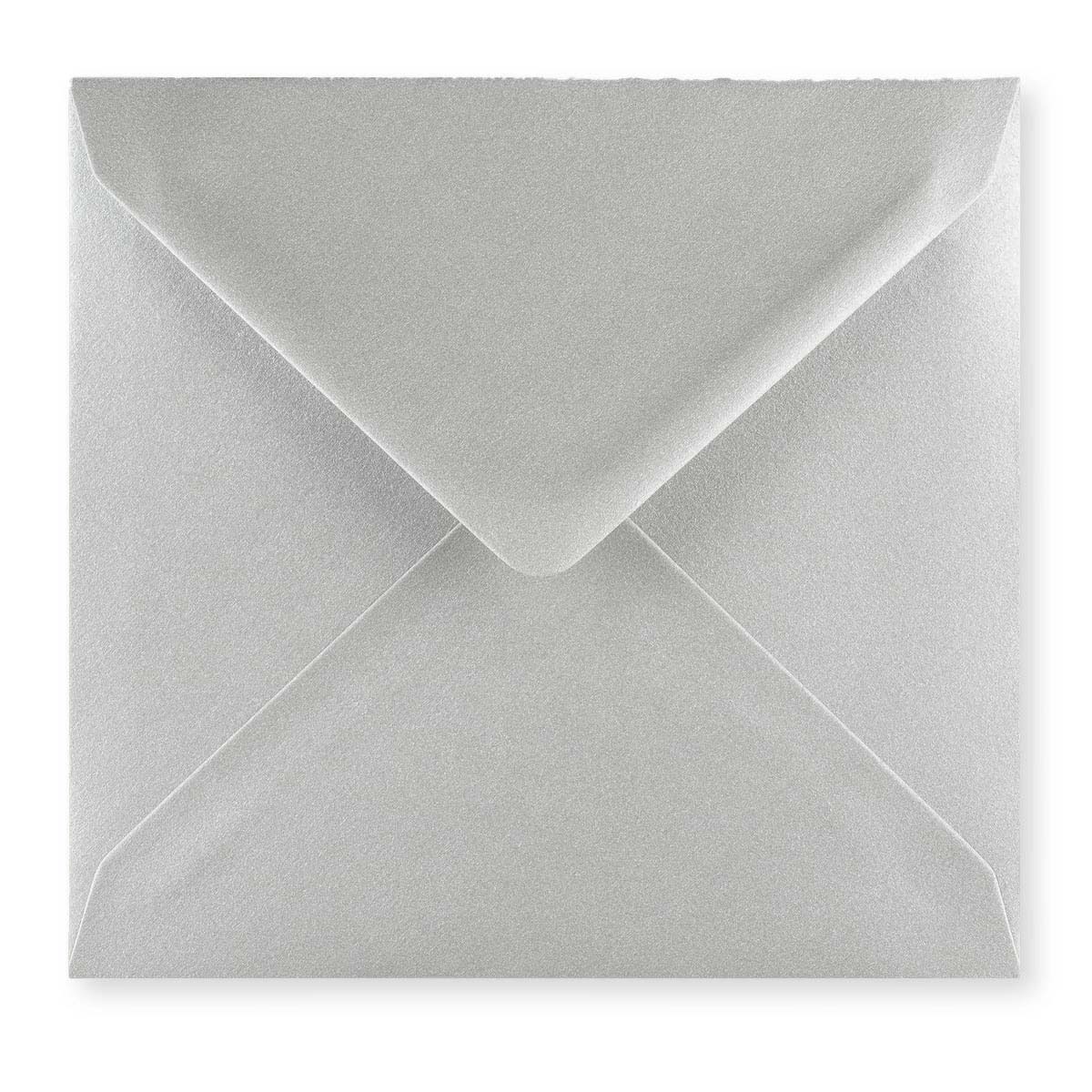 Enveloppe argent métalisée 155x155 mm