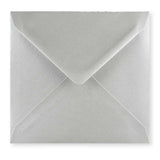 Enveloppe argent métalisée 155x155 mm