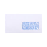 Enveloppe blanche avec impression intérieure – fenêtre 115x225 mm (DL+) 90gsm