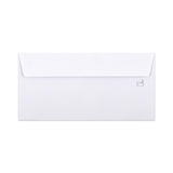 Enveloppe blanche avec impression intérieure – fenêtre 110x220 mm (DL) 90gr/m²