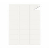 Lots d'étiquettes blanches S - 100 feuilles