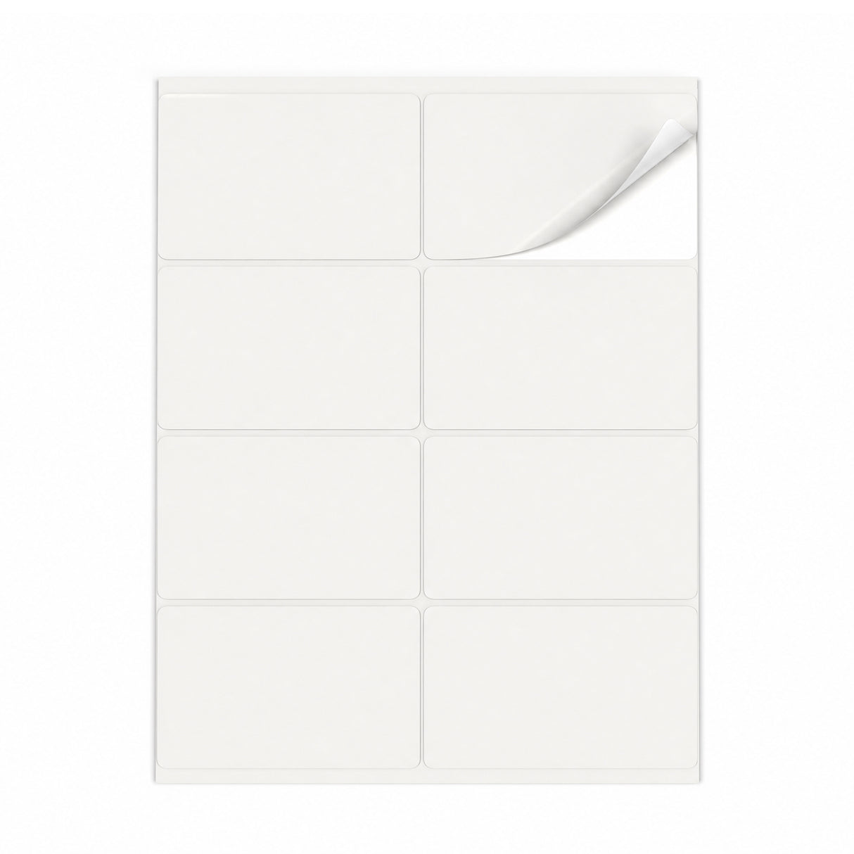 Lots d'étiquettes blanches ML - 100 feuilles