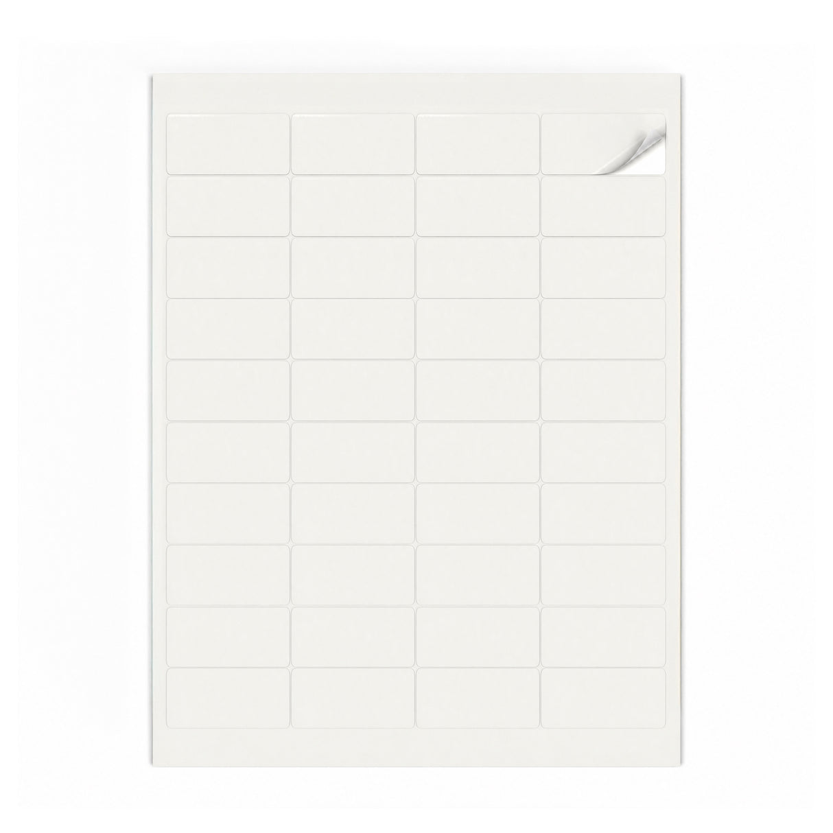 Lots d'étiquettes blanches XS - 100 feuilles