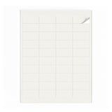 Lots d'étiquettes blanches XS - 100 feuilles