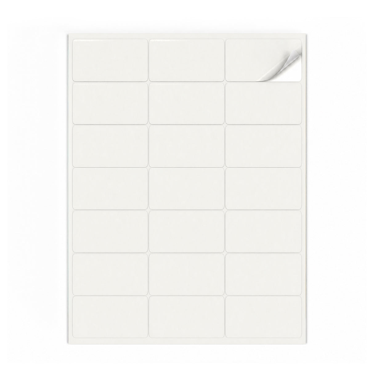 Lots d'étiquettes blanches S - 100 feuilles