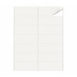 Lots d'étiquettes blanches M - 100 feuilles