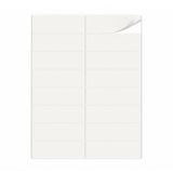 Lots d'étiquettes blanches M - 100 feuilles