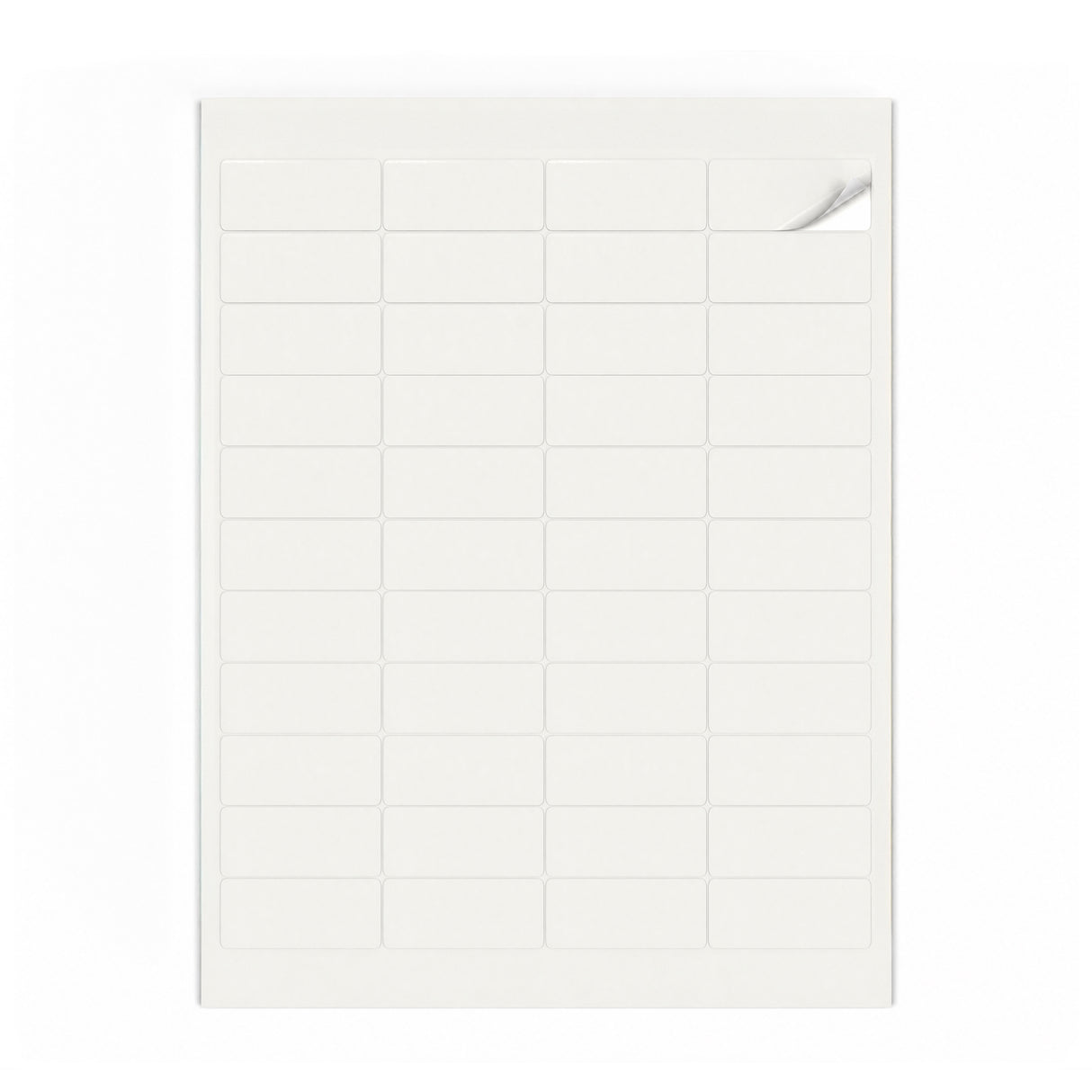 Lots d'étiquettes blanches XS - 100 feuilles