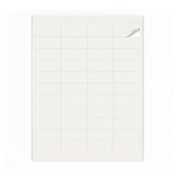 Lots d'étiquettes blanches XS - 100 feuilles