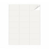 Lots d'étiquettes blanches S - 100 feuilles