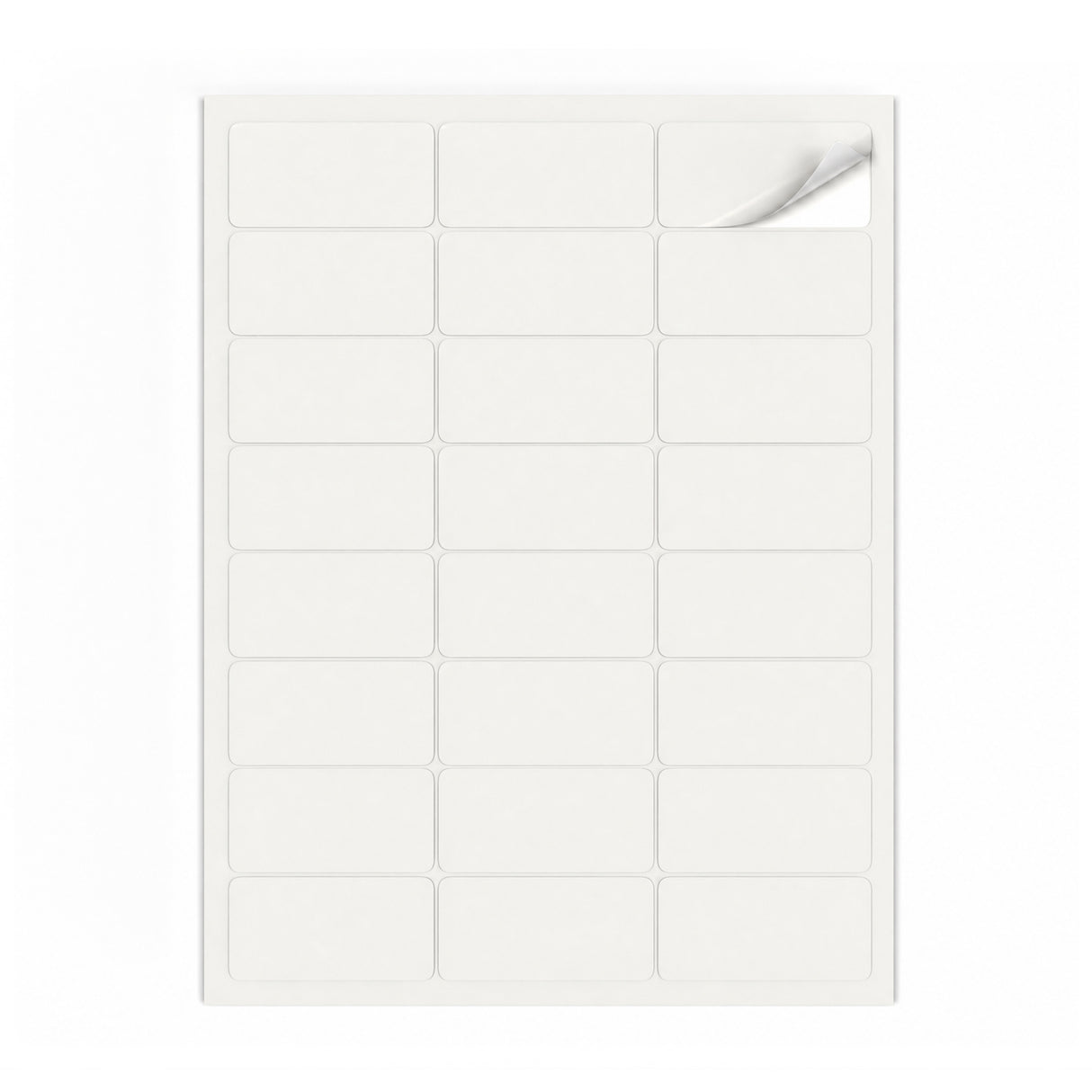 Lots d'étiquettes blanches S - 100 feuilles