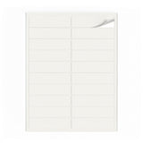 Lots d'étiquettes blanches S - 100 feuilles
