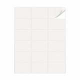 Lots d'étiquettes blanches M - 100 feuilles