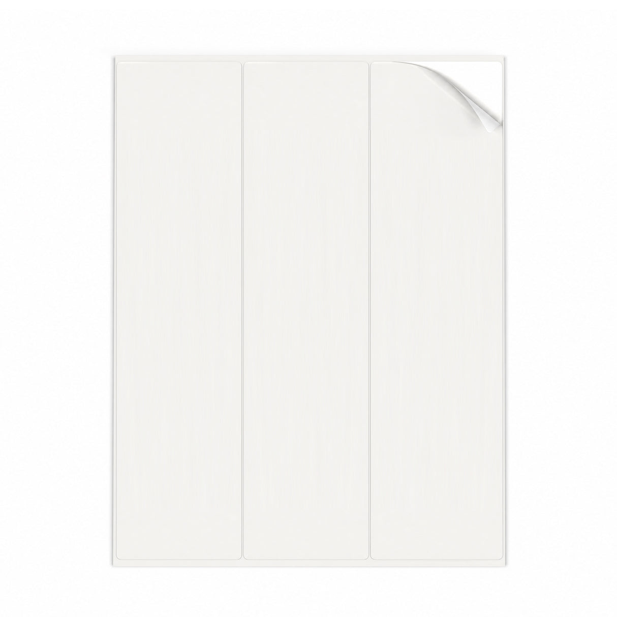 Lots d'étiquettes blanches XL - 100 feuilles