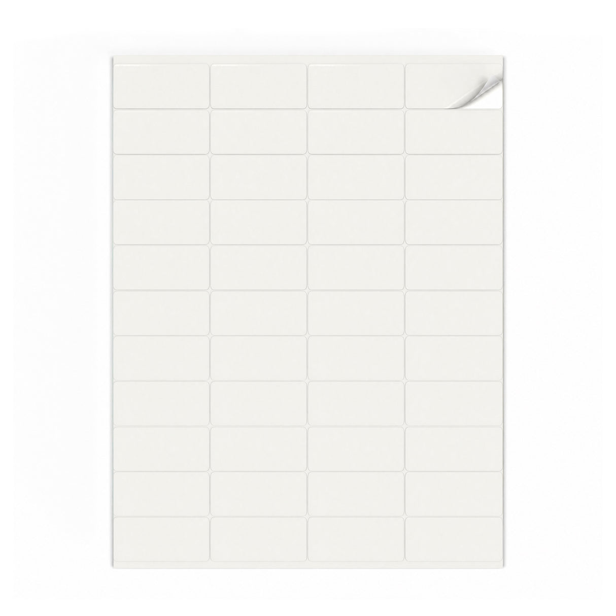 Lots d'étiquettes blanches XS - 100 feuilles