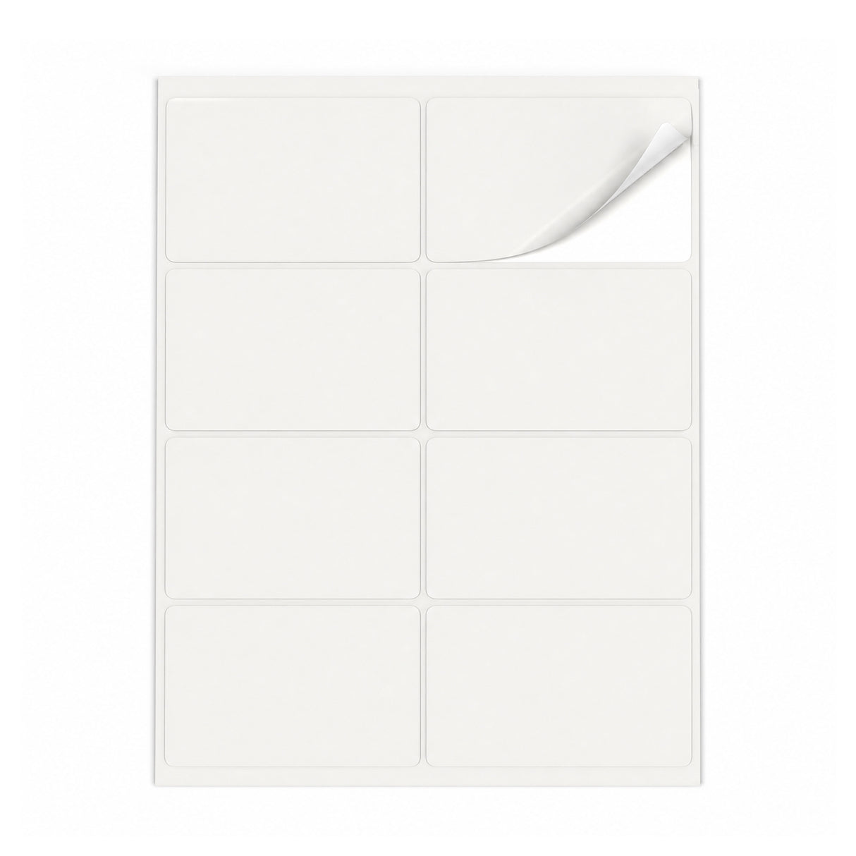 Lots d'étiquettes blanches ML - 100 feuilles