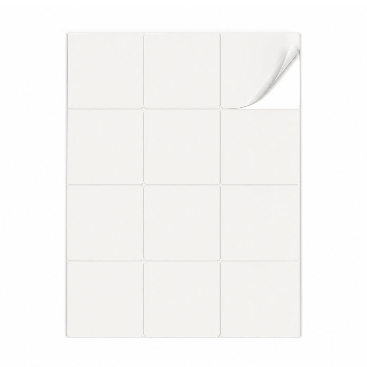 Lots d'étiquettes blanches ML - 100 feuilles