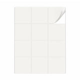 Lots d'étiquettes blanches ML - 100 feuilles