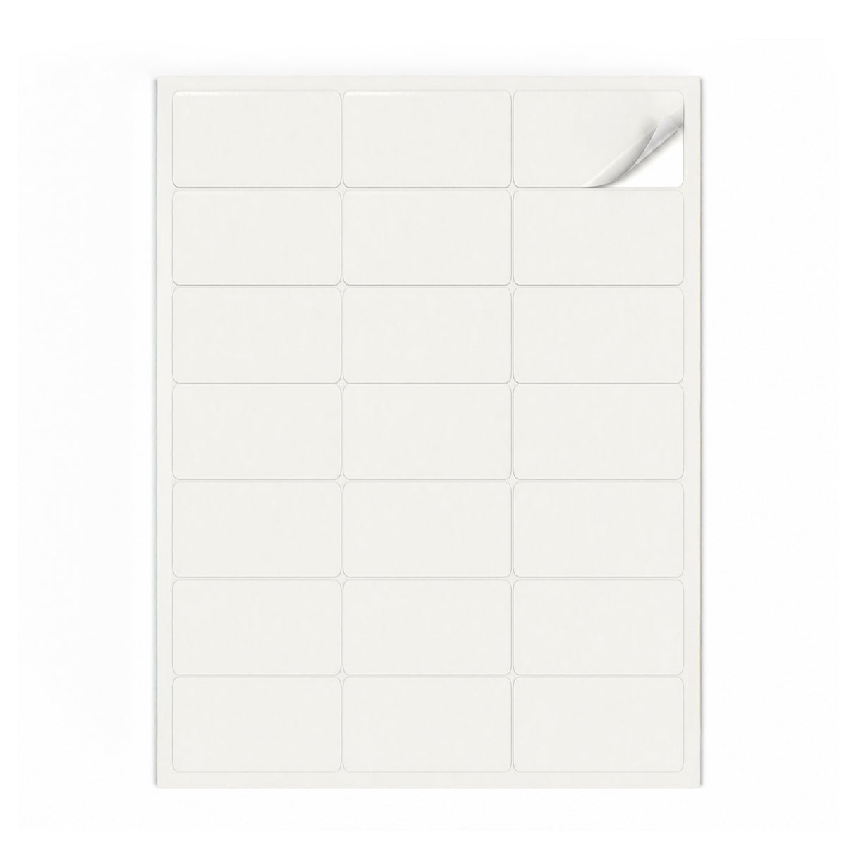 Lots d'étiquettes blanches S - 100 feuilles