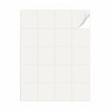 Lots d'étiquettes blanches M - 100 feuilles