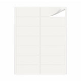 Lots d'étiquettes blanches M - 100 feuilles