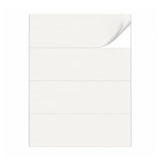 Lots d'étiquettes blanches L - 100 feuilles