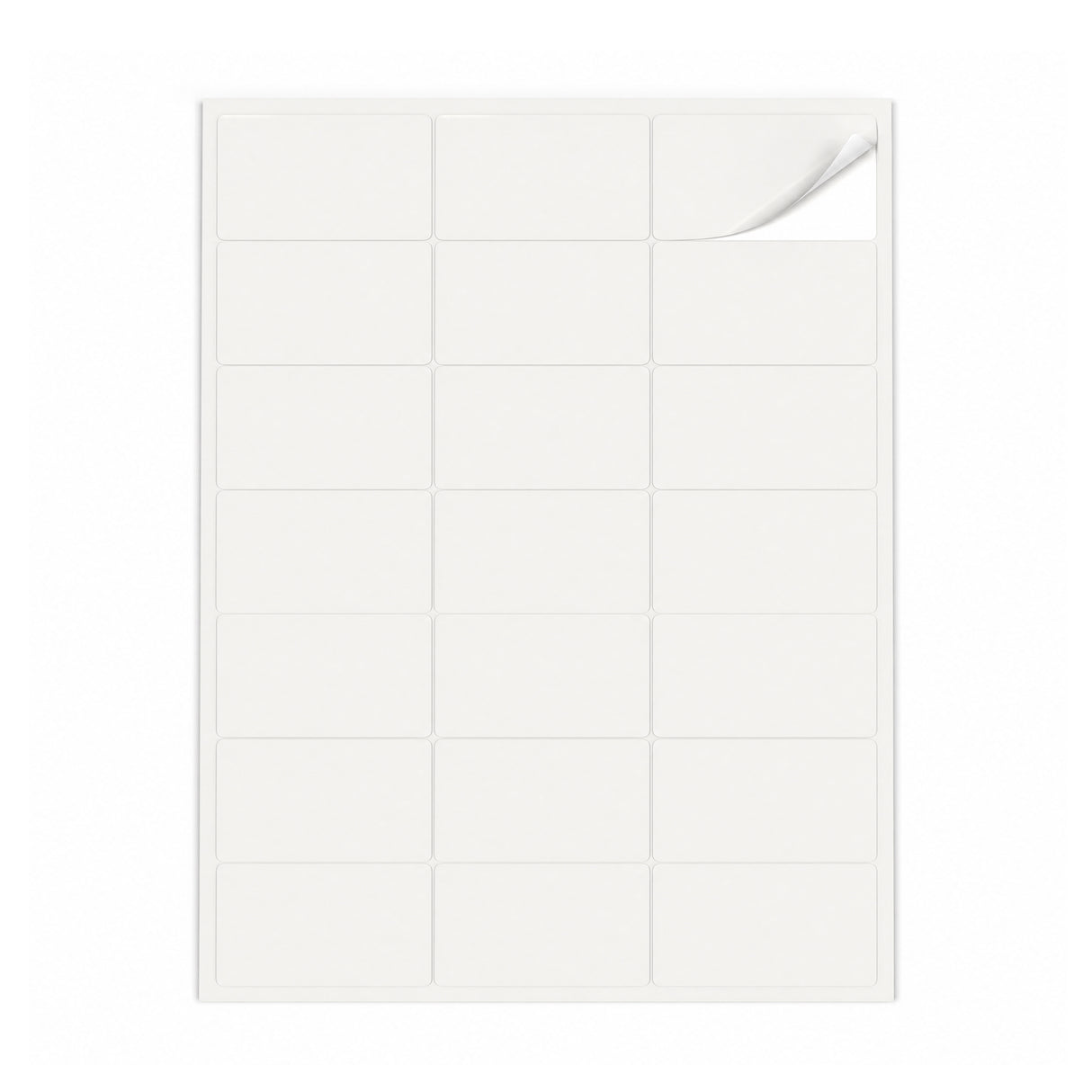 Lots d'étiquettes blanches S - 100 feuilles