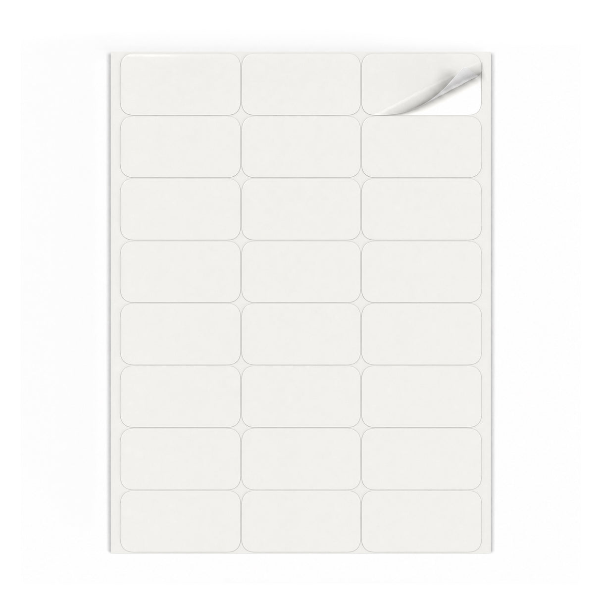 Lots d'étiquettes blanches S - 100 feuilles