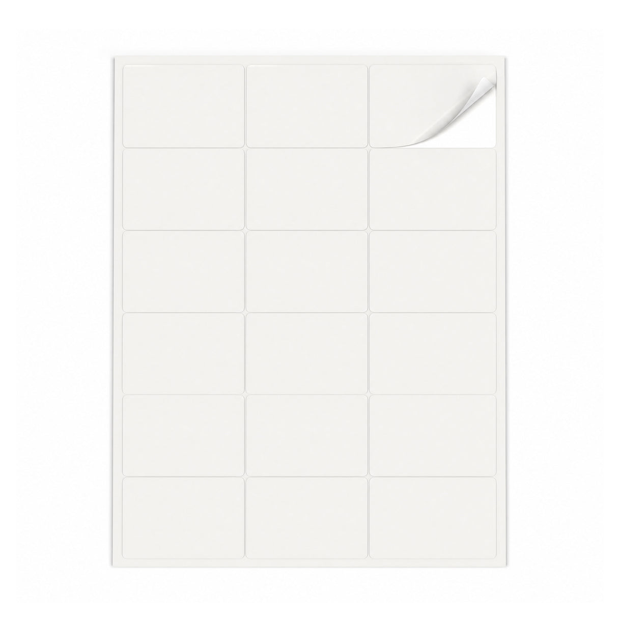Lots d'étiquettes blanches S - 100 feuilles