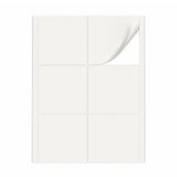 Lots d'étiquettes blanches L - 100 feuilles