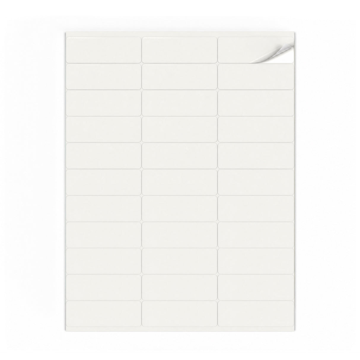 Lots d'étiquettes blanches S - 100 feuilles