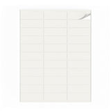 Lots d'étiquettes blanches S - 100 feuilles