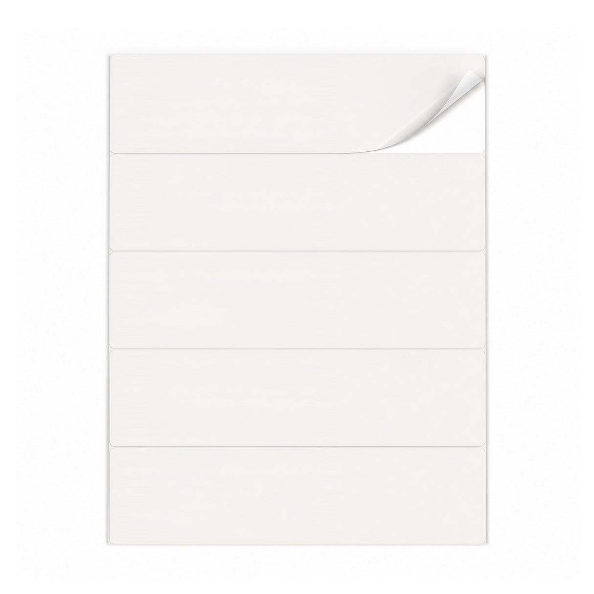 Lots d'étiquettes blanches L - 100 feuilles