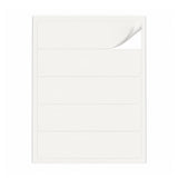 Lots d'étiquettes blanches L - 100 feuilles