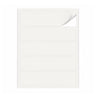 Lots d'étiquettes blanches L - 100 feuilles