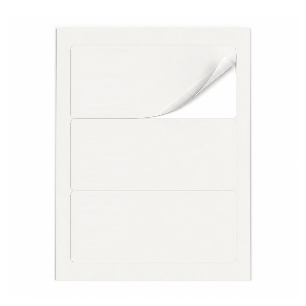 Lots d'étiquettes blanches L - 100 feuilles