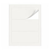 Lots d'étiquettes blanches L - 100 feuilles