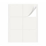 Lots d'étiquettes blanches L - 100 feuilles