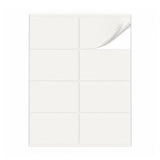 Lots d'étiquettes blanches ML - 100 feuilles