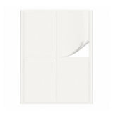 Lots d'étiquettes blanches L - 100 feuilles